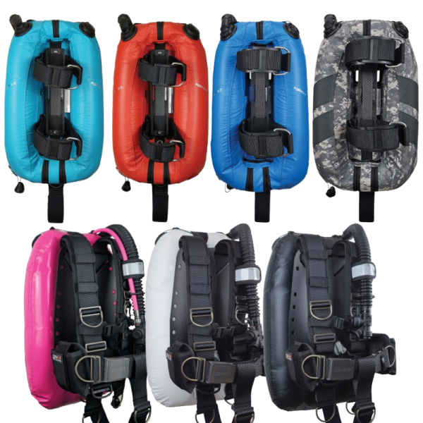 Dive1 F25 Carbon-Fibre Backplate-System 碳纖維背板背囊式BCD