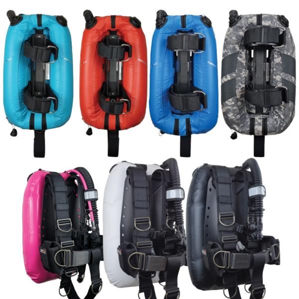 Dive1 F25 Carbon-Fibre Backplate-System 碳纖維背板背囊式BCD